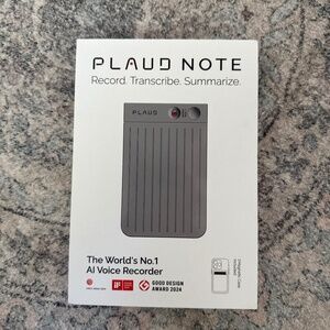 Plaud Note record, transcribe and summarize